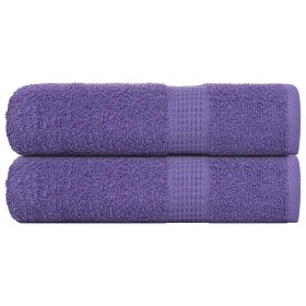 Toallas de mano FROGN 2 uds morado 50x100 cm 360 g/m² en Toallas | Comprar online en Foru.es
