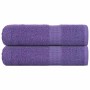 Toallas de ducha FROGN 2 uds morado 70x140 cm 360 g/m² en Toallas | Comprar online en Foru.es