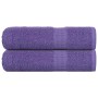 Toallas de baño FROGN 2 uds morado 100x150 cm 360 g/m² en Toallas | Comprar online en Foru.es