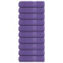 Toallas de baño FROGN 10 uds morado 100x150 cm 360 g/m² en Toallas | Comprar online en Foru.es