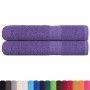 Toallas de sauna FROGN 2 uds morado 80x200 cm 360 g/m² en Toallas | Comprar online en Foru.es