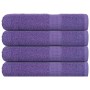 Toallas de sauna FROGN 4 uds morado 80x200 cm 360 g/m² en Toallas | Comprar online en Foru.es