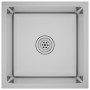 Fregadero de cocina hecho a mano acero inoxidable de vidaXL, Fregaderos - Ref: Foro24-51500, Precio: 109,72 €, Descuento: %