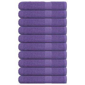 Toallas de sauna FROGN 10 uds morado 80x200 cm 360 g/m² en Toallas | Comprar online en Foru.es