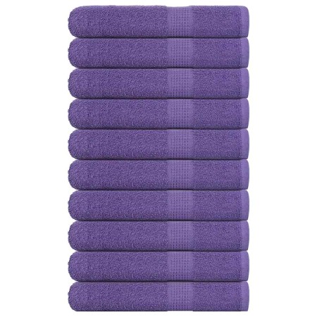 Toallas de sauna FROGN 10 uds morado 80x200 cm 360 g/m² en Toallas | Comprar online en Foru.es