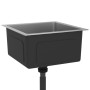 Fregadero de cocina hecho a mano acero inoxidable de vidaXL, Fregaderos - Ref: Foro24-51500, Precio: 109,72 €, Descuento: %