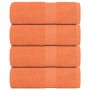 Toallas de mano FROGN 4 uds naranja 30x30 cm 360 g/m² en Toallas | Comprar online en Foru.es