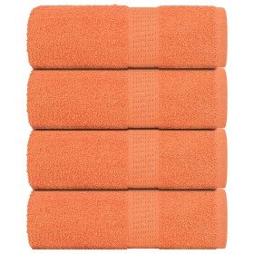 Toallas de mano FROGN 4 uds naranja 30x30 cm 360 g/m² en Toallas | Comprar online en Foru.es