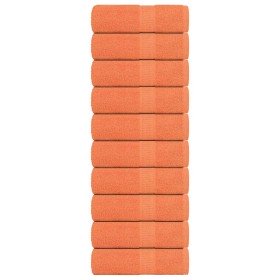 Toallas de mano FROGN 10 uds naranja 30x30 cm 360 g/m² en Toallas | Comprar online en Foru.es