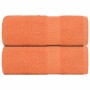 Toallas de invitados FROGN 2 uds naranja 30x50 cm 360 g/m² en Toallas | Comprar online en Foru.es