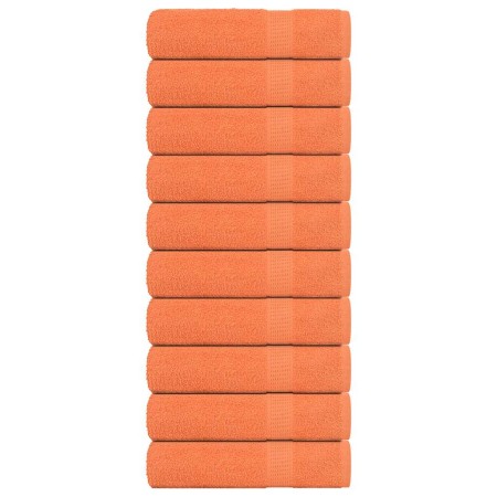 Toallas de ducha FROGN 10 uds naranja 70x140 cm 360 g/m² en Toallas | Comprar online en Foru.es