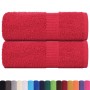 Toallas de mano FROGN 2 uds rojo 30x30 cm 360 g/m² en Toallas | Comprar online en Foru.es