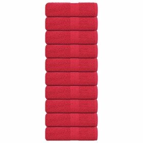 Toallas de mano FROGN 10 uds rojo 30x30 cm 360 g/m² en Toallas | Comprar online en Foru.es