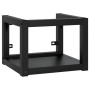 Estructura de baño con lavabo incorporado hierro negro de vidaXL, Tocadores de baño - Ref: Foro24-3101382, Precio: 145,33 €, ...
