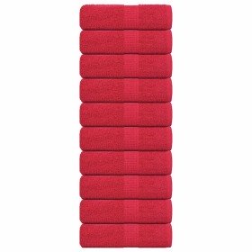 Toallas de invitados FROGN 10 uds rojo 30x50 cm 360 g/m² en Toallas | Comprar online en Foru.es