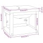 Estructura de baño con lavabo incorporado hierro negro de vidaXL, Tocadores de baño - Ref: Foro24-3101382, Precio: 145,33 €, ...