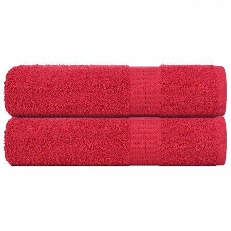 Toallas de mano FROGN 2 uds rojo 50x100 cm 360 g/m² en Toallas | Comprar online en Foru.es