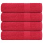 Toallas de mano FROGN 4 uds rojo 50x100 cm 360 g/m² en Toallas | Comprar online en Foru.es