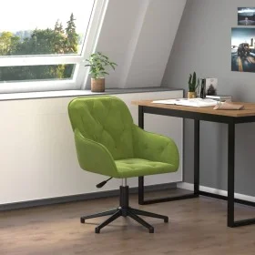 Silla de oficina giratoria de terciopelo verde claro de vidaXL, Sillas de oficina - Ref: Foro24-344859, Precio: 91,90 €, Desc...