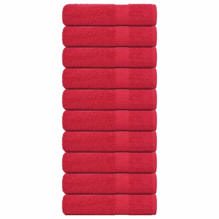 Toallas de mano FROGN 10 uds rojo 50x100 cm 360 g/m² en Toallas | Comprar online en Foru.es