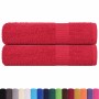 Toallas de ducha FROGN 2 uds rojo 70x140 cm 360 g/m² en Toallas | Comprar online en Foru.es