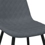 Sillas de comedor 6 unidades terciopelo gris oscuro en Sillas de comedor | Comprar online en Foru.es