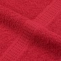 Toallas de sauna FROGN 4 uds rojo 80x200 cm 360 g/m² en Toallas | Comprar online en Foru.es