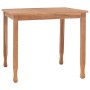 Mesa de jardín de madera maciza de teca 85x85x75 cm de vidaXL, Mesas de jardín - Ref: Foro24-315464, Precio: 177,08 €, Descue...