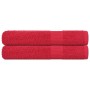 Toallas FROGN 2 uds rojo 100x200 cm 360 g/m² en Toallas | Comprar online en Foru.es