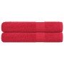 Toallas FROGN 2 uds rojo 100x200 cm 360 g/m² en Toallas | Comprar online en Foru.es