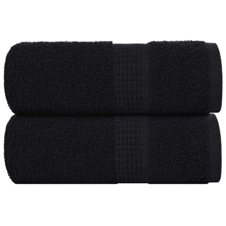 Toallas de mano FROGN 2 uds negro 30x30 cm 360 g/m² en Toallas | Comprar online en Foru.es