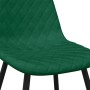 Sillas de comedor 6 unidades terciopelo verde oscuro en Sillas de comedor | Comprar online en Foru.es