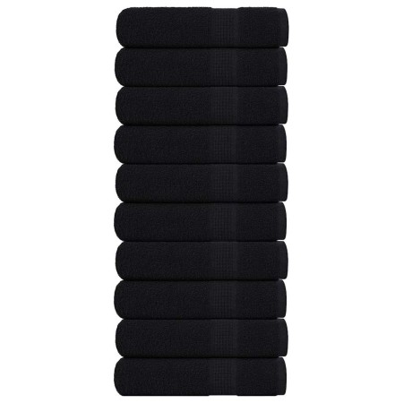 Toallas de mano FROGN 10 uds Negro 50x100 cm 360 g/m² en Toallas | Comprar online en Foru.es