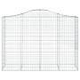 Cestas gaviones 10 uds forma de arco hierro 200x50x140/160 cm de vidaXL, Maceteros y jardineras - Ref: Foro24-3145690, Precio...