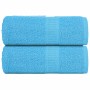 Toallas de invitados FROGN 2 uds turquesa 30x50 cm 360 g/m² en Toallas | Comprar online en Foru.es
