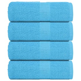 Toallas de invitados FROGN 4 uds turquesa 30x50 cm 360 g/m² en Toallas | Comprar online en Foru.es