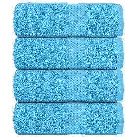 Toallas de invitados FROGN 4 uds turquesa 30x50 cm 360 g/m² en Toallas | Comprar online en Foru.es