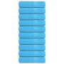 Toallas de ducha FROGN 10 uds turquesa 70x140 cm 360 g/m² en Toallas | Comprar online en Foru.es