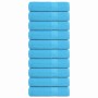 Toallas de baño FROGN 10 uds turquesa 100x150 cm 360 g/m² en Toallas | Comprar online en Foru.es