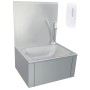 Fregadero lavamanos con grifo y dispensador de jabón acero inox de vidaXL, Fregaderos - Ref: Foro24-51114, Precio: 217,10 €, ...