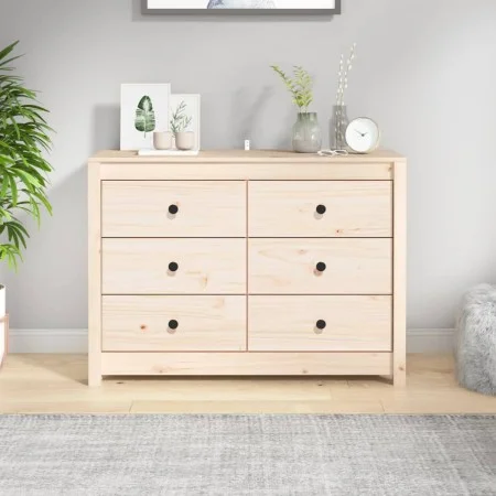 Aparador de madera maciza de pino 100x40x72 cm de vidaXL, Aparadores - Ref: Foro24-821764, Precio: 133,91 €, Descuento: %