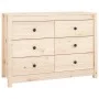 Aparador de madera maciza de pino 100x40x72 cm de vidaXL, Aparadores - Ref: Foro24-821764, Precio: 133,91 €, Descuento: %