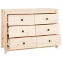 Aparador de madera maciza de pino 100x40x72 cm de vidaXL, Aparadores - Ref: Foro24-821764, Precio: 135,69 €, Descuento: %