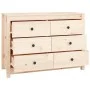 Aparador de madera maciza de pino 100x40x72 cm de vidaXL, Aparadores - Ref: Foro24-821764, Precio: 133,91 €, Descuento: %