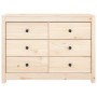 Aparador de madera maciza de pino 100x40x72 cm de vidaXL, Aparadores - Ref: Foro24-821764, Precio: 135,69 €, Descuento: %