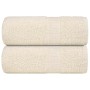 Toallas de mano FROGN 2 uds crema 30x30 cm 360 g/m² en Toallas | Comprar online en Foru.es