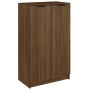 Mueble zapatero madera contrachapada marrón roble 59x35x100 cm de vidaXL, Armarios y almacenamiento - Ref: Foro24-817110, Pre...