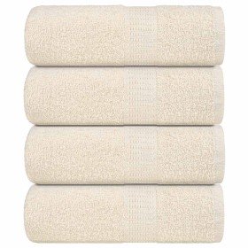 Toallas de baño FROGN 4 uds crema 30x30 cm 360 g/m² en Toallas | Comprar online en Foru.es