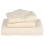 Toallas de ducha FROGN 10 uds crema 70x140 cm 360 g/m² en Toallas | Comprar online en Foru.es