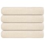 Toallas FROGN 4 uds crema 100x200 cm 360 g/m² en Toallas | Comprar online en Foru.es